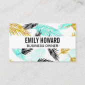Palmbladeren | Natuurlijk Visitekaartje (Voorkant)