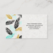 Palmbladeren | Natuurlijke Visitekaartje (Achterkant)
