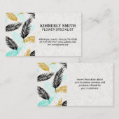 Palmbladeren | Natuurlijke Visitekaartje (Voorkant / Achterkant)