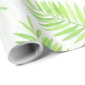 Palmbladeren patroon cadeaupapier (Rol Hoek)