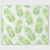 Palmbladeren patroon cadeaupapier (Vlak)