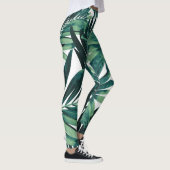 Palmbladeren Patroon Liefde #1 #tropical #wall #de Leggings (Rechts)