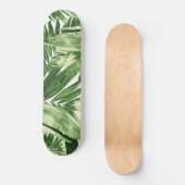 Palmbladeren Patroon Liefde #2 #tropical #wall #de Persoonlijk Skateboard (Voorkant)