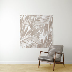 Palmbladeren Patroon Liefde #4 #tropical #wall #de Wandkleed