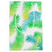 Palmbladeren patroon medium cadeauzakje (Voorkant)