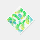 Palmbladeren patroon servet (Hoek)