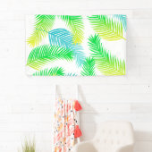 Palmbladeren patroon spandoek (Insitu)