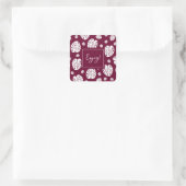 Palmbladeren Patroon Sticker (Tas)