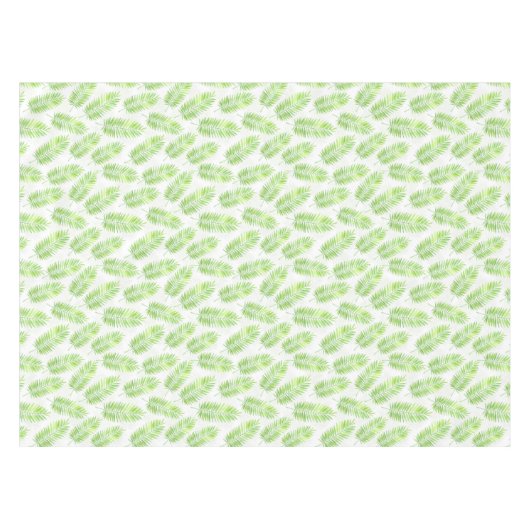 Palmbladeren patroon tafelkleed (Voorkant (Horizontaal))