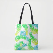Palmbladeren patroon tote bag (Voorkant)