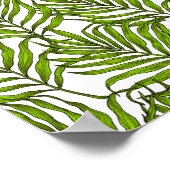 Palmbladeren Poster (Hoek)