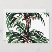 Palmbladeren Schilderen Algemeen Alle Doel Partij Kaart (Achterkant)