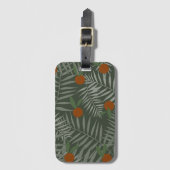 Palmbladeren & Sinaasappels Bagagelabel (Voorkant (verticaal))