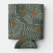 Palmbladeren & Sinaasappels Blikjeskoeler (Voorkant)