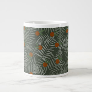 Palmbladeren & Sinaasappels Grote Koffiekop