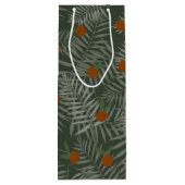 Palmbladeren & Sinaasappels Wijn Cadeautas (Achterkant)