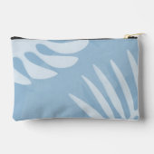 Palmbladeren Sky Blue Pouch Etui (Achterkant)