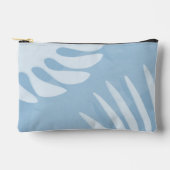Palmbladeren Sky Blue Pouch Etui (Voorkant)