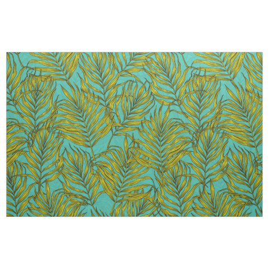 Palmbladeren Stof (Fat Quarter)