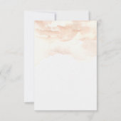 Palmbladeren Strand Bruiloft RSVP Uitnodiging (Achterkant)