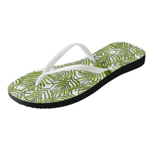 Palmbladeren Teenslippers (Schuin)