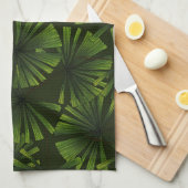 Palmbladeren Theedoek (Quarter Fold)