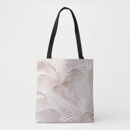 Palmbladeren Tote Bag (Voorkant)