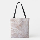 Palmbladeren Tote Bag (Achterkant)
