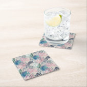 Palmbladeren, tropisch, botanisch, bladeren, oerwo kartonnen onderzetters (Insitu)