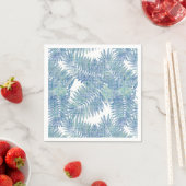 Palmbladeren, tropisch, botanisch, bladeren, oerwo servet (Insitu)