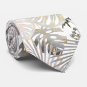 Palmbladeren, tropisch, botanisch, bladeren, oerwo stropdas (Opgerold)