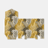 Palmbladeren, tropisch, botanisch, oerwoud, bos, bedankdoosjes (Uitgevouwen)