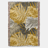 Palmbladeren, tropisch, botanisch, oerwoud, bos, deken (Voorkant Verticaal)