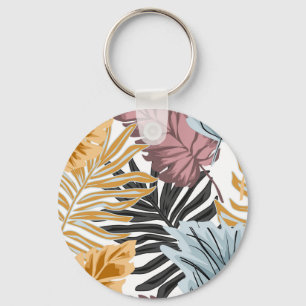 Palmbladeren, tropisch, botanisch, oerwoud, bos, sleutelhanger