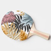 Palmbladeren, tropisch, botanisch, oerwoud, bos, tafeltennisbatje (Zijkant)