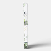 Palmbladeren Tropische Safari Vrouw Script Bruid Case-Mate iPhone Case (Achterkant / Links)