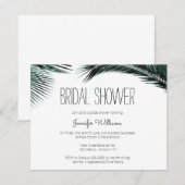 Palmbladeren Uitnodigingen voor het douchen van st (Voorkant / Achterkant)