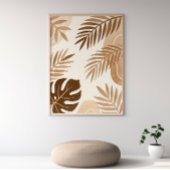 Palmbladeren – Zen Poster – Neutral Wall Print