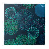 palmbladervloertegels tegeltje (Voorkant)