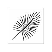 Palmbladstempel, tropisch blad rubberstempel (Afrduk)