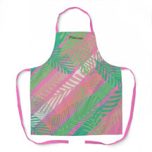 Palmbladstrepen, kleurrijk monogramma