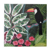 palmbladtegels tegeltje (Voorkant)