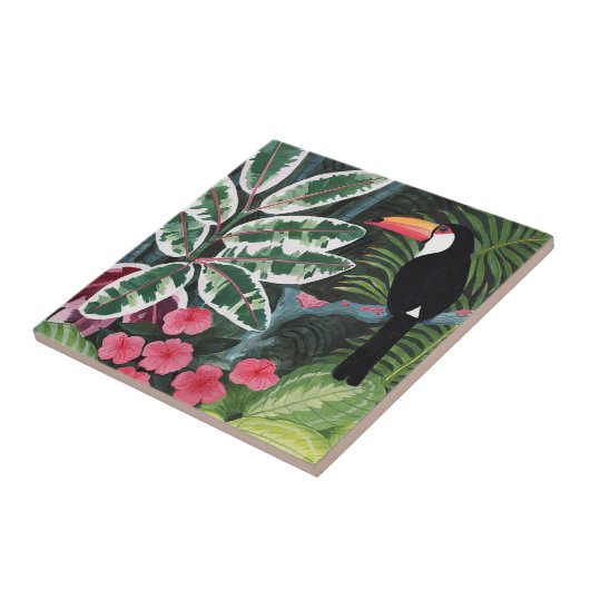 palmbladtegels tegeltje (Zijkant)