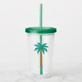Palmbomen Acryl Drinkbeker