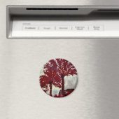 Palmbomen Acryl Moderne Tropische Wandkunst Magneet (Insitu (Vaatwasser))