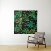 Palmbomen: acryl zomerpatroon. wandkleed (In Situ (horizontaal))