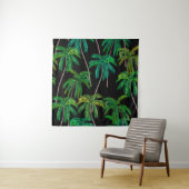 Palmbomen: acryl zomerpatroon. wandkleed (In situ)
