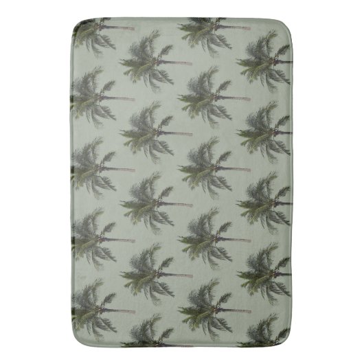 Palmbomen Badmat (Voorkant Verticaal)