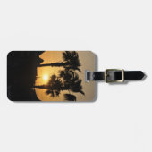 Palmbomen Bagagelabel (Voorkant horizontaal)