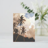 Palmbomen, Bahama's Briefkaart (Staand voorkant)